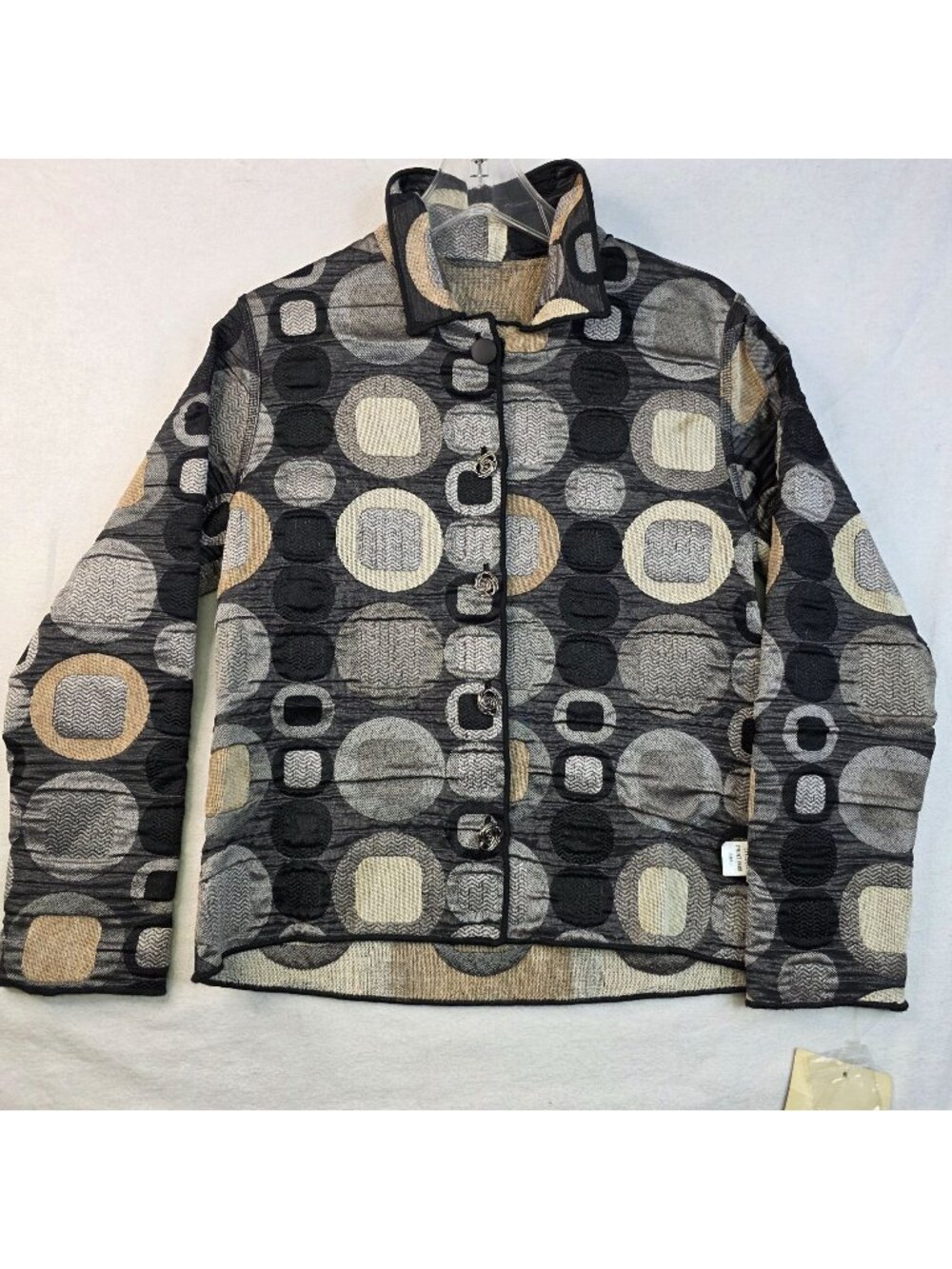 Vintage Retro Reversible Jacket S Gray Layers Versatile Whimsygoth Winding River
